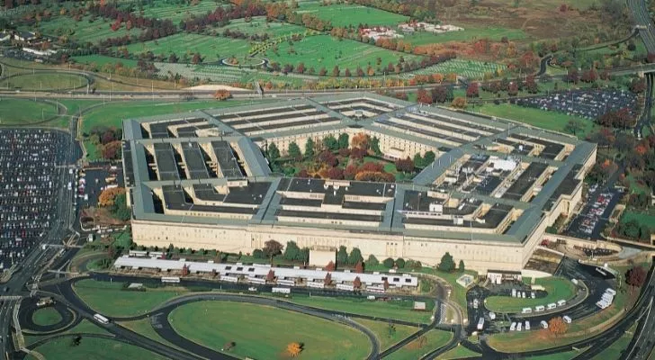 The Pentagon from the sky