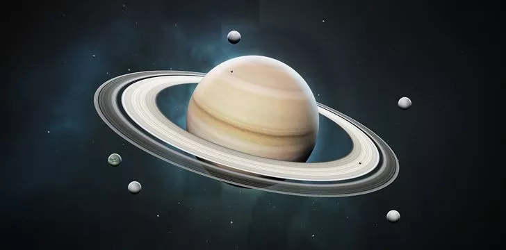 Saturn is the second largest planet