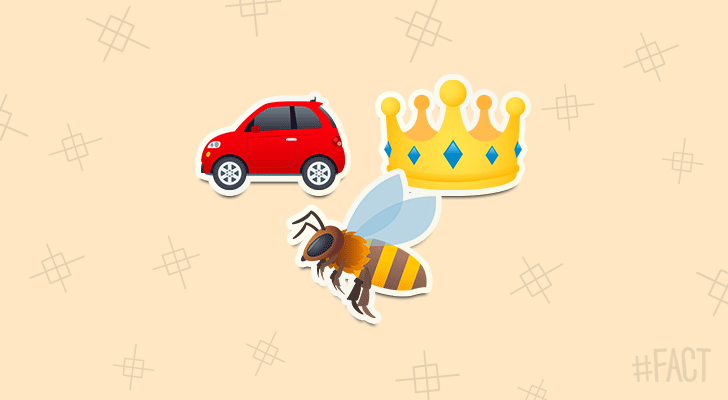A swarm of 20,000 bees followed a car for two days because their queen was stuck inside.