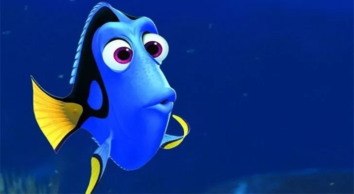Pixar's Dory from Finding Nemo and Finding Dory