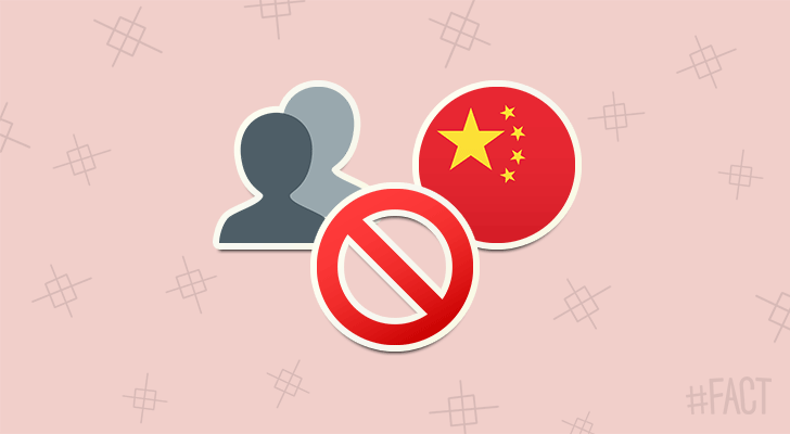 Facebook, Instagram and Twitter are all banned in China.