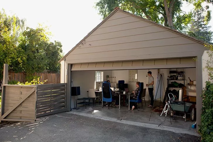 Most of today’s successful companies started in garages.