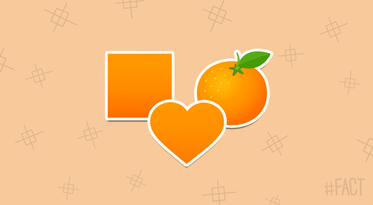 Orange named after fruit