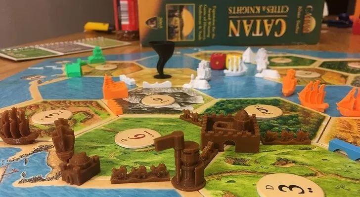 Settlers of Catan Cities and Knights