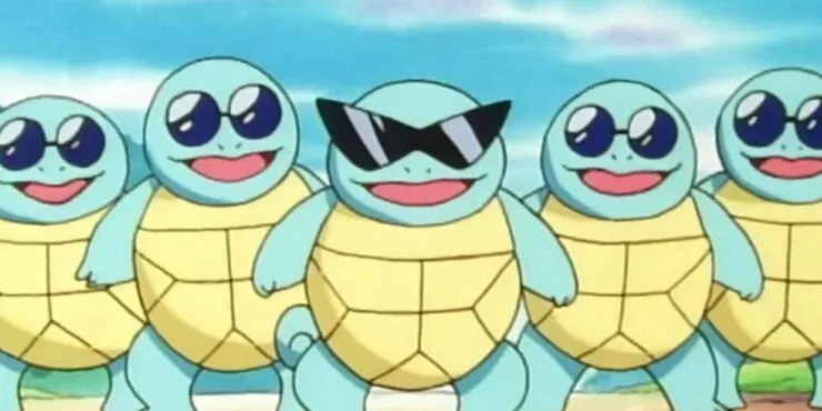 The Squirtle Squad, a group of mischievous Squirtles who were abandoned by their trainers in the Pokémon anime.