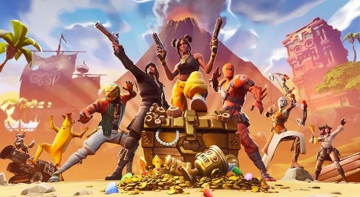 Characters from Fortnight: Battle Royale